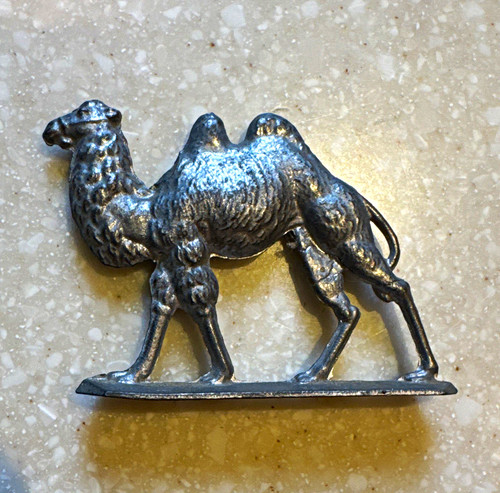 Metal camel figurine - metal,