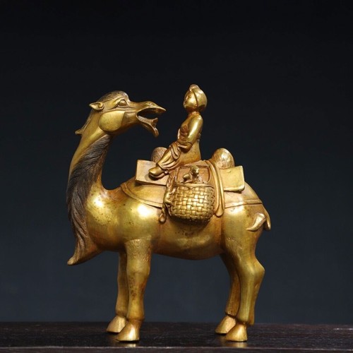 Dynasty bronze gilt wealth - gilt,